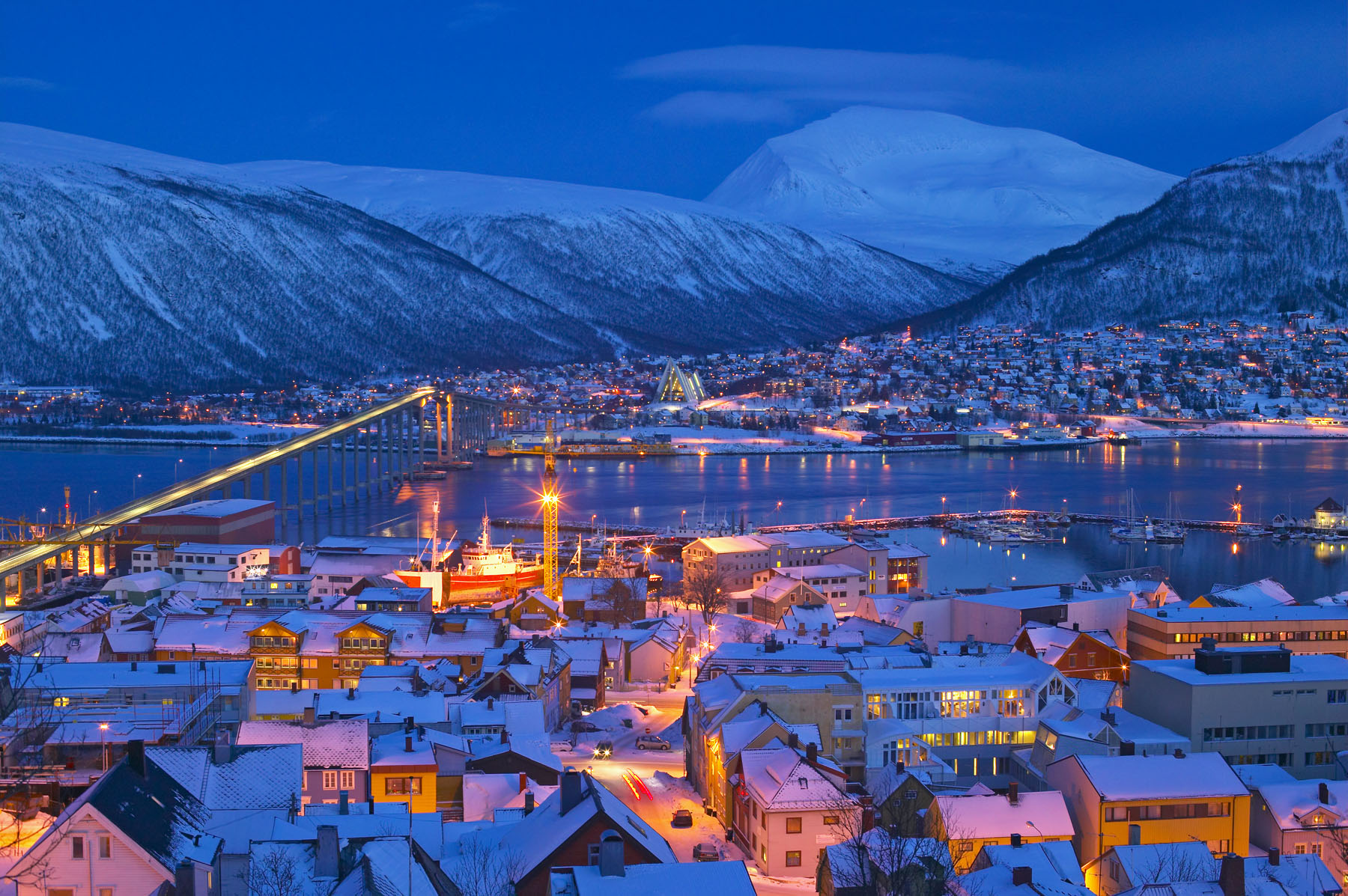 Polarlichter über Tromsø Nordnorwegen, inkl. Flug